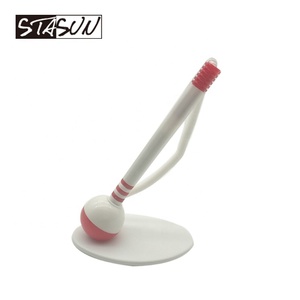 Penna di Sicurezza STASUN con Cavo a Spirale Antifurto e Base Ovale per Banche, Uffici, Reception e Banconi - Product Image 4