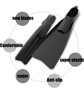 Palmes de plongée en gros pour adultes avec poche pour le pied au design confortable - Product Image 3