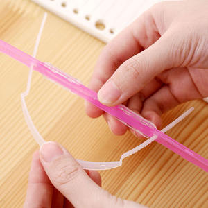 <span class=keywords><strong>Prix</strong></span> d'usine Agrafeurs en plastique colorés de 80 mm Agrafeurs de documents avec 2 trous Clip à pression transparent pour le <span class=keywords><strong>bureau</strong></span> l'école - Product Image 6