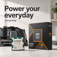 Prosesor 9700X 8C 16T 32MB L3 Cache dengan Grafis Terbuka (Unlocked) dalam Kemasan AM5 DDR5 OEM, Pasokan Massal untuk Toko Pembuat PC, Tersedia