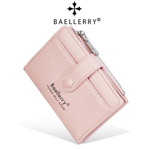กระเป๋าสตางค์ผู้หญิง Baellerry แบบสั้น มีซิป ใส่เหรียญได้ พร้อมช่องใส่บัตรอเนกประสงค์ ใช้ได้ทุกวัน - Product Image 2