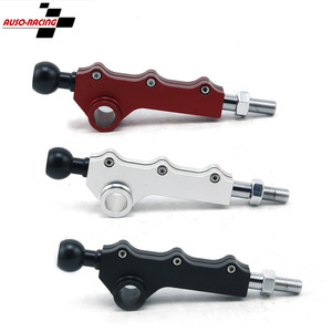 Auso-Racing Adjustable Gear <b>Shift</b> Lever Aluminum Alloy Red Black Silver For Subaru WRX STI 2008-2013 - Product Image 1