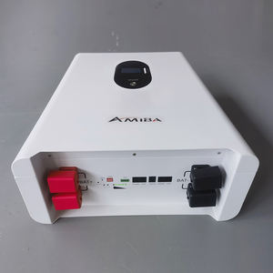 AMIBA Power 51,2 V Baterías de iones de litio de pared 15KWH 300AH Fuente de alimentación solar Sistema de batería de almacenamiento de energía para el hogar con Smart BMS - Product Image 5