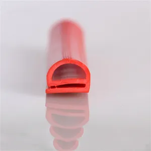 <span class=keywords><strong>Bande</strong></span> d'étanchéité en silicone translucide blanche extrudée pour profilés en aluminium - Product Image 2