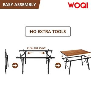 Woqi cắm trại ngoài trời bảng gấp Hoang Dã bảng với nhôm có thể điều chỉnh chân - Product Image 4