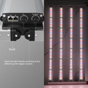 AGLEX 800W Planta de interior hidropónica LED Grow Light IP65 Blanco Emisión Cuerpo de aluminio Azul Rojo Bloom Aplicación - Product Image 4