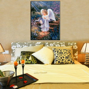 Angel Watering The Flowers Canvas Painting Wall Art 5d Full Square Drill Diamond Painting decorazione della casa per la camera da letto - Product Image 2