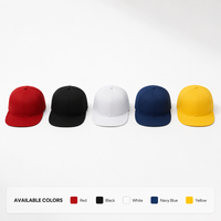 Casquette de baseball snapback 6 panneaux à visière plate, logo personnalisé, ajustable, en polyester vierge, pour le sport, vente en gros