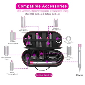 Portable personnalisé Durable fermeture éclair électronique EVA étui personnalisable sac de transport de protection pour <span class=keywords><strong>Dyson</strong></span> <span class=keywords><strong>HS01</strong></span> HS05 Styler voyage - Product Image 3