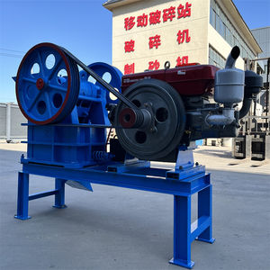 Hersteller kunden spezifisch PE150X250 Kleiner Dieselmotor Backen brecher für Stein und andere Stein zerkleinerung Beton Backen brecher - Product Image 2