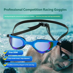 Gafas de Natación Duraderas Antivaho y Resistentes al Agua, Diseño de Marco Pequeño Ajustable para Uso Universal, <span class=keywords><strong>Entrenamiento</strong></span> Profesional de Competición - Product Image 6