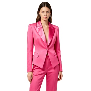 Damen Silber Jacquard Kurz-<span class=keywords><strong>Blazer</strong></span> Einreihige Modische Party-Jacke - Product Image 1