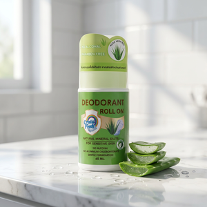 Desodorante Líquido Antitranspirante Herbal Orgánico CRYSTAL FRESH en Roll-on de 60 ml para Mujer, Hecho en Tailandia, Modelo RN-PA060 - Product Image 1