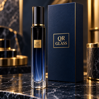Flacons de parfum en gros à remplir, flacons d'échantillon de parfum à col vissé, carrés transparents 10ml 15ml, avec boîte