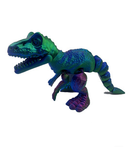 Figura de Dinosaurio Impresa en 3D Multicolor con Articulaciones Móviles, Juguete de Exhibición, Regalo Coleccionable - Product Image 6