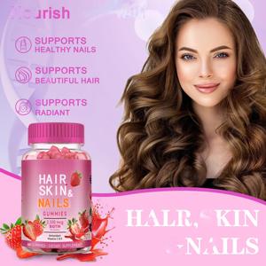 Gomitas de Belleza Naturales con Certificación Halal, para Adultos, Colágeno, Aptas para Recién Nacidos, <span class=keywords><strong>Piel</strong></span> Radiante, <span class=keywords><strong>Uñas</strong></span> Fuertes <span class=keywords><strong>y</strong></span> Brillantes - Product Image 5
