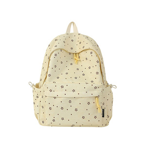 Korean style fresh and cute <b>backpack</b> for middle <b>school</b> girls minimalist star print lightweight large capacity double-shoulder - Product Image 6