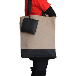 Bolsa de Compras Grande Ecológica a Rayas, Resistente, Plegable, Lavable, de Poliéster, Bolsa de Supermercado, Práctica Bolsa de Mano - Product Image 4