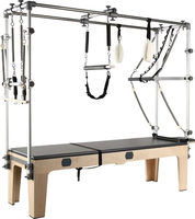 Studio commercial fitness cadillac machine bois plein trapèze érable durable pilates cadillac
