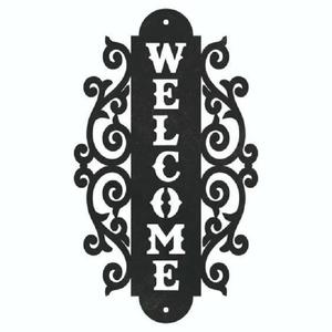 Premium Quality Laser Cut <b>Metal</b> Welcome <b>Plate</b> For Entryway Wall Home Decor For Indoor Outdoor Uses From Indian Supplier - Product Image 3