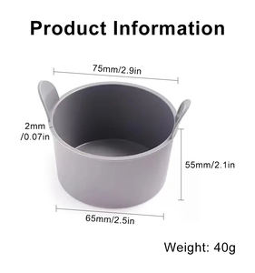 Socan Air FryerMoule à <span class=keywords><strong>oeufs</strong></span> résistant à la chaleur Pocheurs d'<span class=keywords><strong>oeufs</strong></span> en silicone pour la <span class=keywords><strong>cuisson</strong></span> des <span class=keywords><strong>oeufs</strong></span> au <span class=keywords><strong>micro</strong></span>-<span class=keywords><strong>ondes</strong></span> ou au poêle - Product Image 6