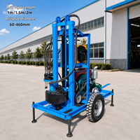 Machine de Forage de Puits d’Eau Remorquable 150m 200m Puits Profond Prix Usine 25/35HP Diesel Foreuse de Puits d’Eau pour Roche