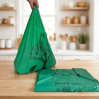 Sac de courses en plastique recyclé biodégradable avec chariot pliable, sac à légumes portable pour les voyages et le supermarché