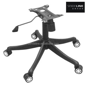 Base per Sedia Girevole a 5 Ruote in Nylon di Alta Qualità, Moderna, per Ufficio, Nera, Bianca, Grigia, Vendita all'Ingrosso - Product Image 3