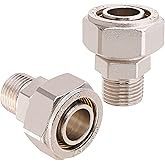 Vanne à boisseau sphérique Wansheng 3/4 pouce, filetage intérieur et extérieur, en alliage d'aluminium pour le contrôle de l'air comprimé dans les conduites - Product Image 5
