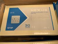 ABUK EU UK 1gang 2way 220v ac interrupteur et prise universelle multi-alimentation prise murale unique avec voyant lumineux LED