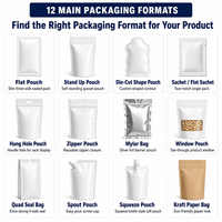 Sacs en Mylar personnalisés de 3,5 g, anti-odeur, pour emballage alimentaire, avec fermeture éclair à sécurité enfant, pochettes découpées, sacs holographiques