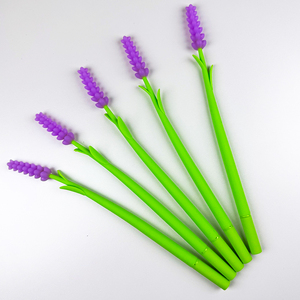 Stylo neutre créatif en silicone lavande à changement de lumière petit frais et mignon étudiant examen écriture Signature stylo papeterie approvisionnement - Product Image 6