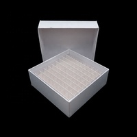 Lab and Medical Laboratory Cardboard Cryogenic Storage Box for Cryovial Tube 25 36 49 50 81 100 Wells