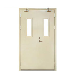 Bâtiment commercial américain standard Hôtel Porte en métal ignifuge Portes d'entrée en acier - Product Image 2