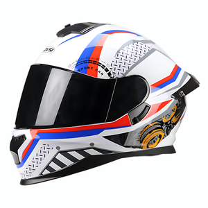 ブラック スカル 低価格 男女兼用 大人用 DOT規格 高品質 カスタマイズ フルフェイス バイクヘルメット 工場直販 - Product Image 4