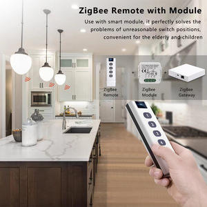 Tuya Smart Zigbee 2.4GHz Scene <strong>Switch</strong> <strong>Remote</strong> Control Wireless Dimming Freely Stick Battery Powered 23A - Product Image 5