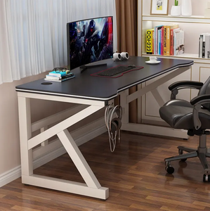 Scrivania Ergonomica Pieghevole Rettangolare per Computer, Scrivania da Ufficio Domestico, Scrivania da Camera da Letto, Stile Moderno e Minimalista Cyber - Product Image 6