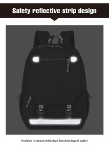 Unisex Fashion <b>Backpack</b> Zip Closure Waterproof Polyester Student <b>Kids</b> Custom Logo Printing Waterproof Student <b>Backpack</b> - Product Image 4
