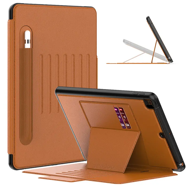 Full body Three-layer Protective Cover Multiple Layers Protection Magnetic Tablet Case For ipad7 8 9 10.2inch smart cover