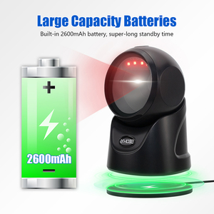 Escáner <span class=keywords><strong>de</strong></span> Código <span class=keywords><strong>de</strong></span> Barras Inalámbrico con Bluetooth, Sensor CMOS 2D, Omnidireccional, <span class=keywords><strong>de</strong></span> Escritorio, <span class=keywords><strong>Venta</strong></span> Directa <span class=keywords><strong>de</strong></span> Fábrica - Product Image 3