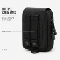 Pochette de premiers secours extérieure en nylon 1000D, organiseur médical pour camping et randonnée, compatible MOLLE, fixation ceinture, gilet, sac à dos