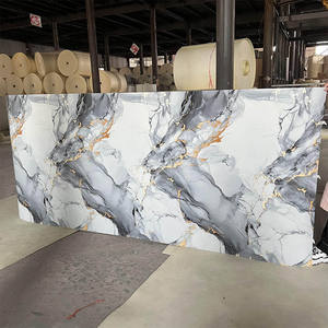 สติกเกอร์ติดผนังลายหินอ่อนเงาสูงสติกเกอร์ติดผนังทำจากโฟมแบบลอกออกได้วอลเปเปอร์ม้วนสำหรับติดผนัง - Product Image 2