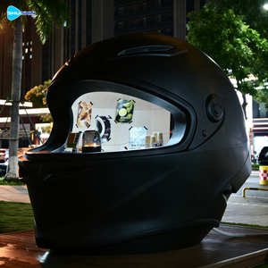 <span class=keywords><strong>Kiosque</strong></span> à café et grand food truck personnalisés, en forme de casque grandeur nature, en résine émaillée, pour extérieur et zone scénique - Product Image 1