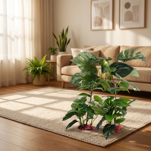 <span class=keywords><strong>Aquarium</strong></span> decoratief gras reptielenbak milieuvriendelijk plastic kunstmatige waterplanten grote bladeren visbak aquascaping decoratie - Product Image 4