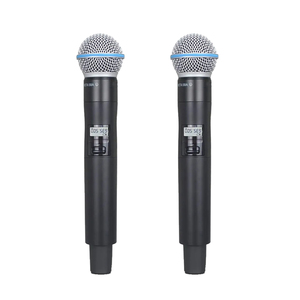 <span class=keywords><strong>Micrófono</strong></span> <span class=keywords><strong>Inalámbrico</strong></span> UHF Profesional ULXD4Q de Doble Canal BETA58A SM 58 Ksm8/9, <span class=keywords><strong>Micrófono</strong></span> de Mano y de Solapa para Iglesia - Product Image 5