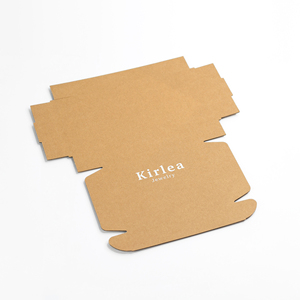 20x14x4cm <b>Small</b> Custom Logo Kraft Mailer Box Recyclable Corrugated Paper <b>Gift</b> Box for <b>Small</b> Clothing Lingerie Jewelry Shipping - Product Image 4