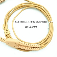 Headset Walkie Talkie Profesional Peredam Kebisingan Warna Beige Tan dengan Mikrofon PTT untuk Motorola