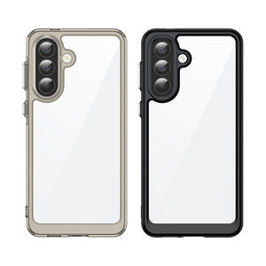 Coque de téléphone en acrylique transparente antichoc colorée à livraison rapide pour Galaxy A57 5G - Product Image 5