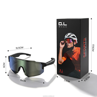 Lunettes de soleil polarisées de protection sportive avec Bluetooth et IA pour hommes et femmes