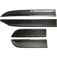 Nouveau panneau de porte extérieur en Fiber de carbone pour la modification de mise à niveau du modèle Macan 14-22 forgé pour plus de style et de durabilité